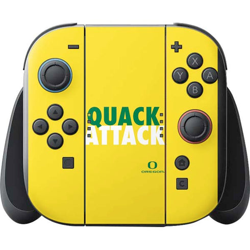 University of Oregon Quack Attack Nintendo Switch 2 (2025) with Joy-Con Skin